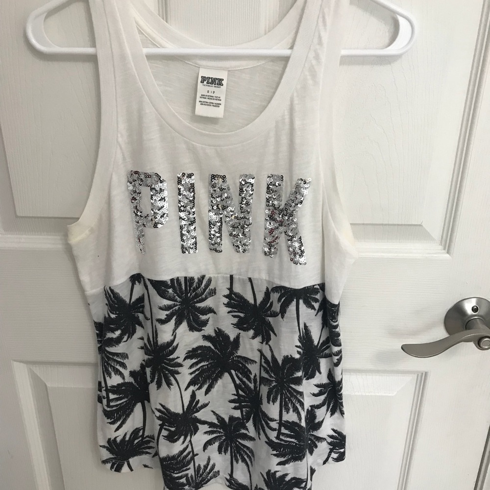 victoria’s secret pink tank top